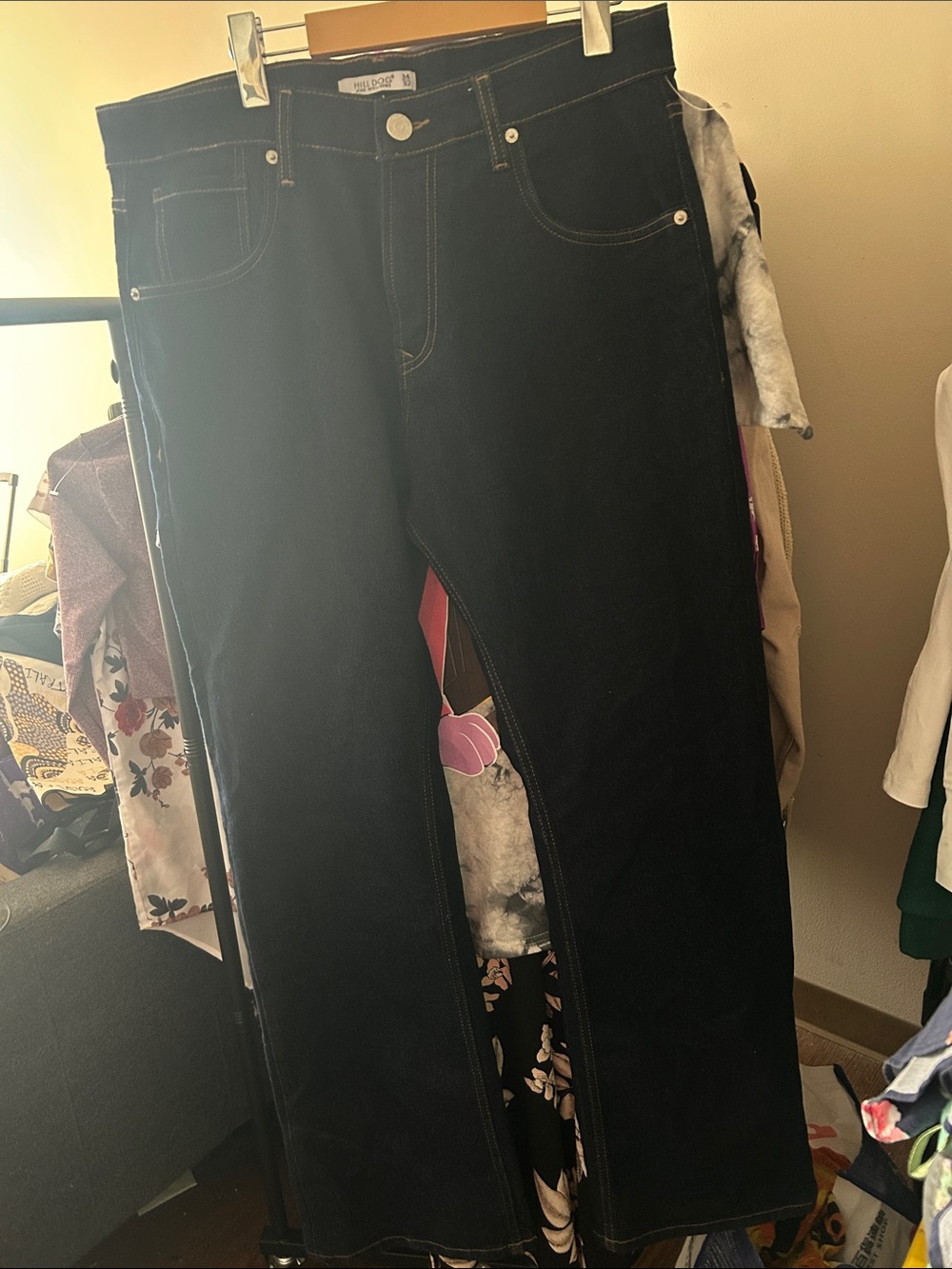 Hilldog Women's Straight Leg Dark Indigo Jeans